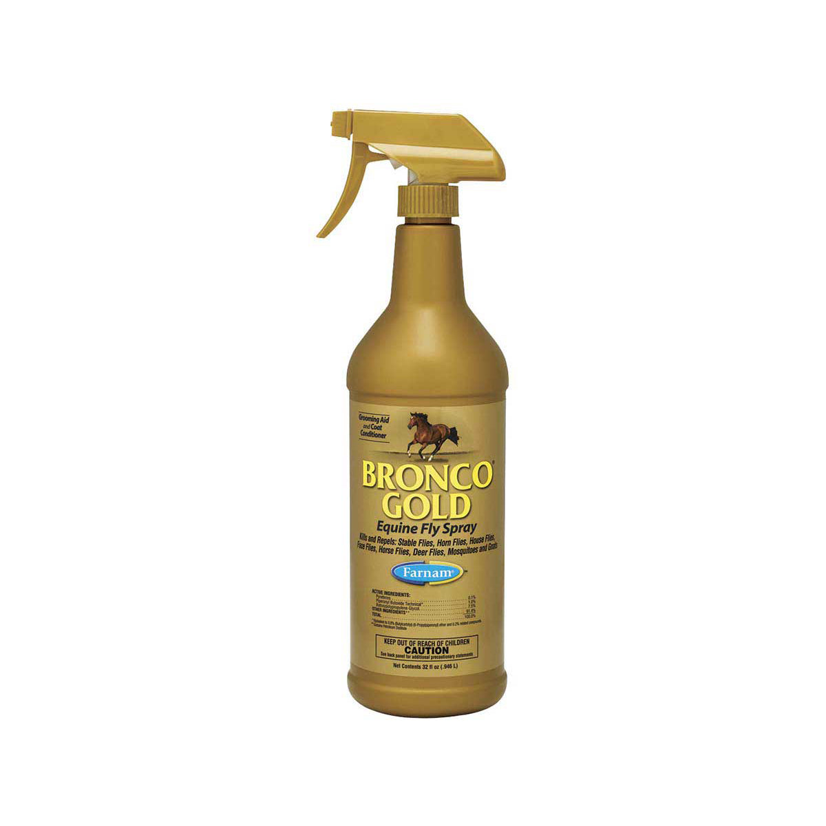Bronco Gold Equine Fly Spray 32oz Heritage Animal Health