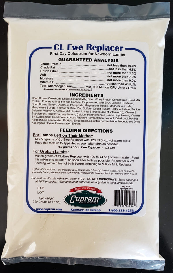 Ewe Colostrum Replacer : 250gm