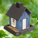 Wild Bird Feeder Small Blue Cottage: Holds 5lbs