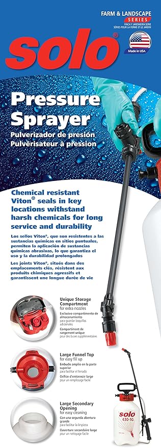 Solo 430 Series Sprayer :  4 Gal