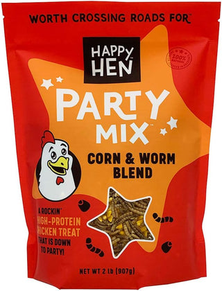 Happy Hen Party Mix Mealworm and Corn 2lbs