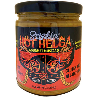 Helgas Smokin Hot Mustard: 10oz