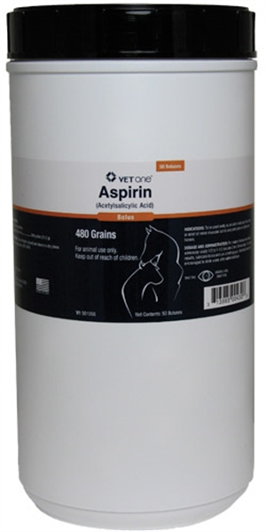 Aspirin Bolus 480 grain : 50ct