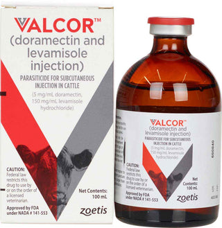 Valcor (Doramectin/Levamisole) Injection for Cattle: 100ml