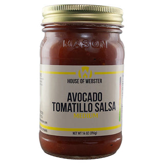 House of Webster Avocado Tomatillo Salsa : 14oz