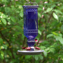 Perky Pet Hummingbird Antique Blue Glass Feeder: 16oz