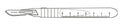 Securos Disposable #10 Scalpel w/Handle : 10ct