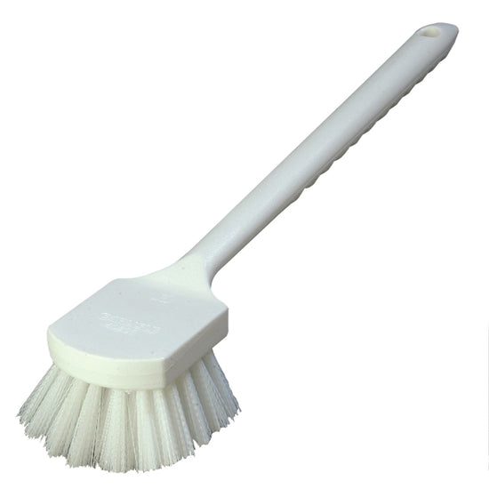 Hercules All White POly Gong Brush with Poly Bristles : 20