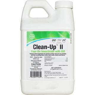 Clean Up II Insecticide Pour On : 1/2 gal