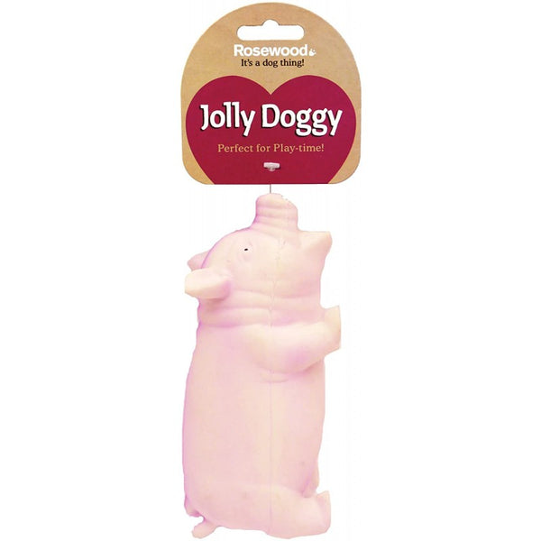 Rascal Grunting Pig Latex Dog Toy : 6"