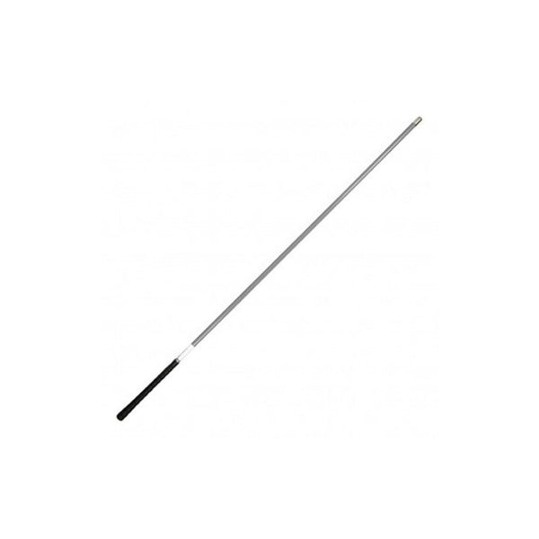 Stone White Fiberglass Sorting Pole with Gold Tip and Golf Grip: 60""