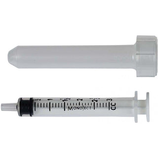 Syringes 3ml Regular : 100ct