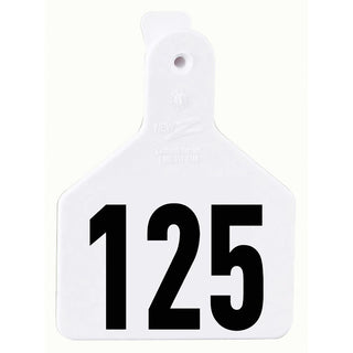 Z Tag Blue No Snag Calf ID Tag - Numbered 101 - 125 : Pack of 25
