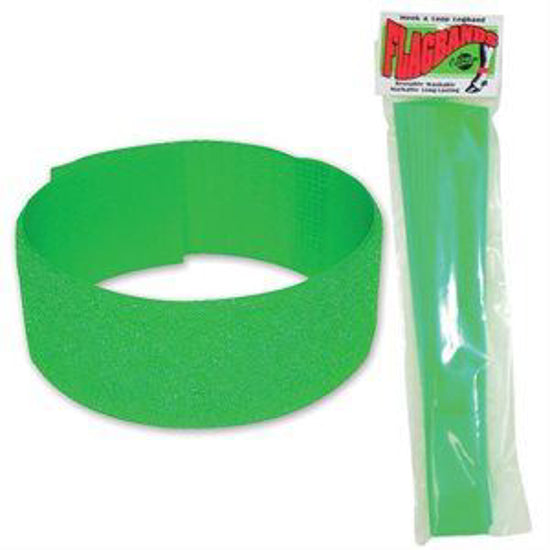 Velcro Legbands 10ct : Neon Green