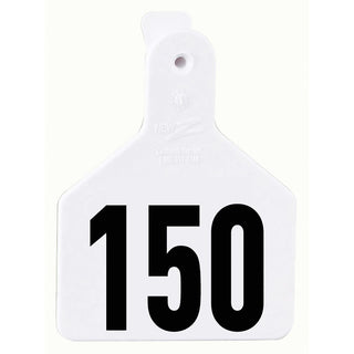 Z Tag Blue No Snag Calf ID Tag - Numbered 126 - 150 : Pack of 25