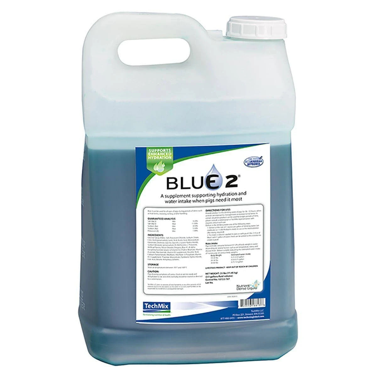 TechMix Blue2 - 1 Jug : 1 x 2.5 Gallon | Heritage Animal Health