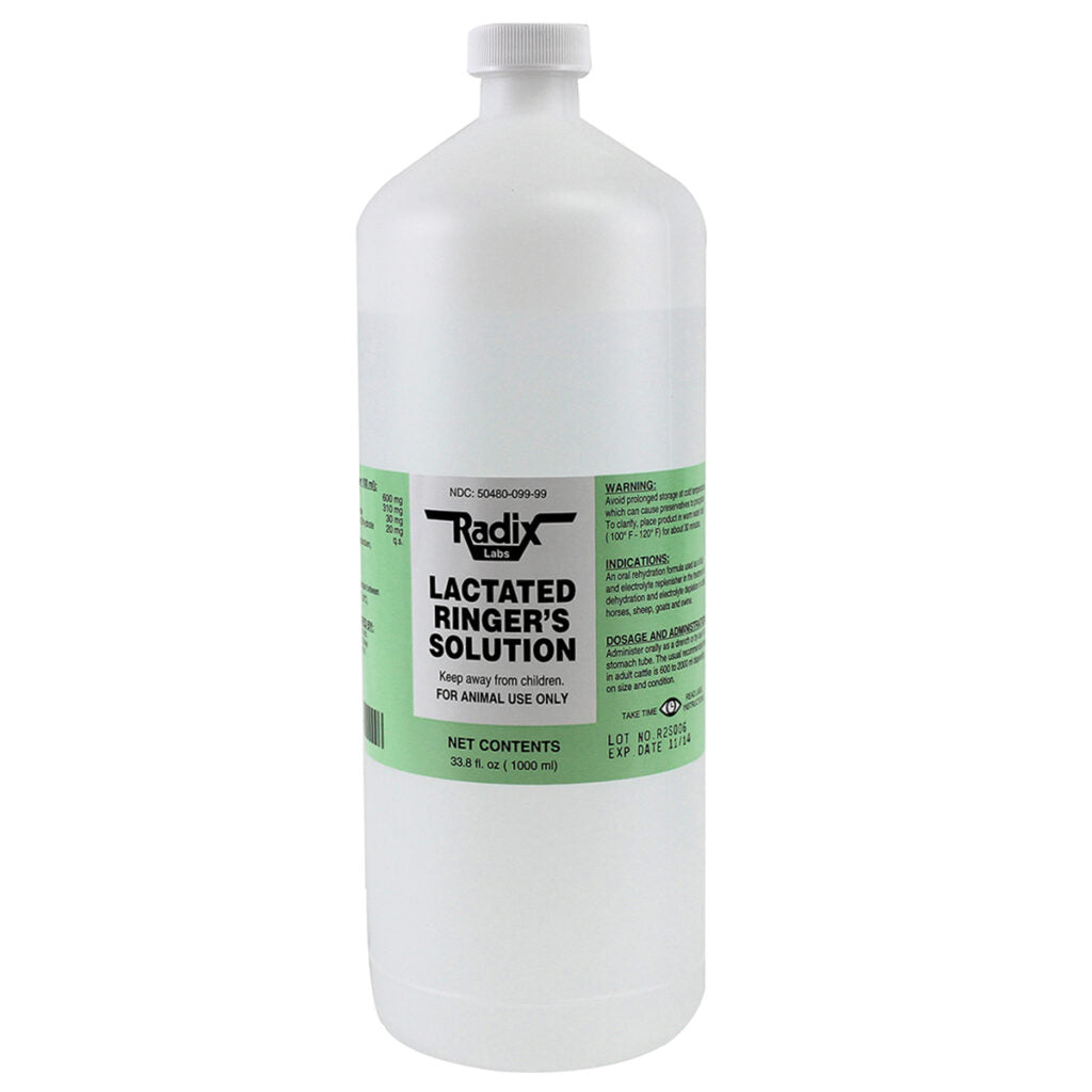 Radix Lactated Ringer Oral : 500ml | Heritage Animal Health