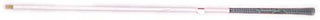 Stone White Fiberglass Sorting Pole with Gold Tip and Golf Grip: 60