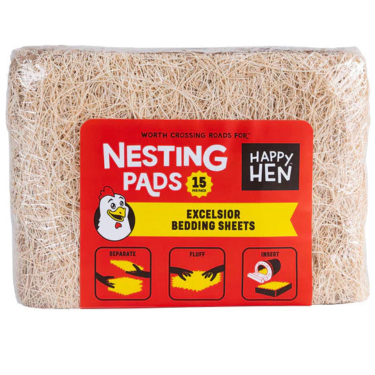 Happy Hen Nesting Box Bedding Pads : 15ct