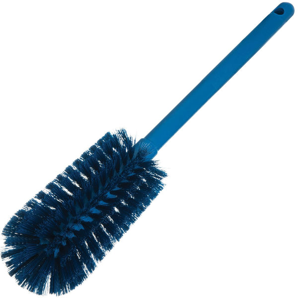 Bottle Brush with Blue Bristles & Plastic Handle : 16"
