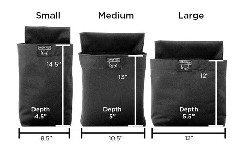 Udder Tech Waterproof Vinyl Towel Pouch : Large