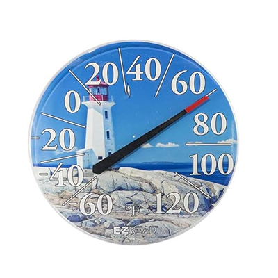 Thermometer Outdoor Garden : Lighthouse 12.5