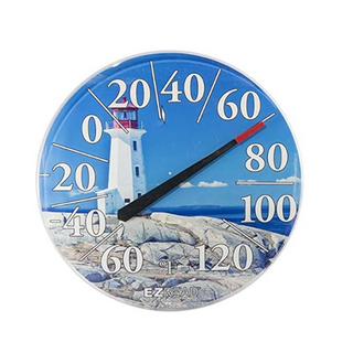 Thermometer Outdoor Garden : Lighthouse 12.5
