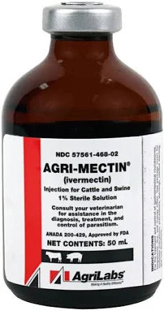 Agrimectin Cattle and Swine Dewormer : 50ml