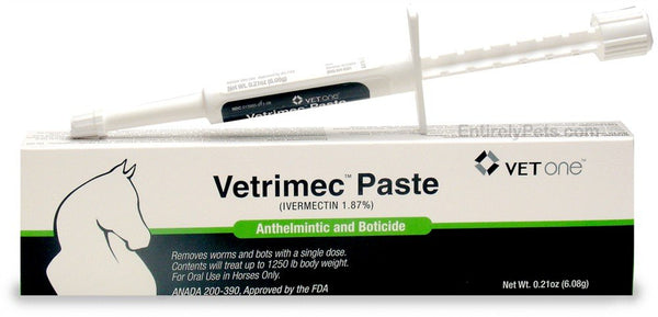 Vetrimec Ivermectin 1.87% Paste Syringe : .21oz
