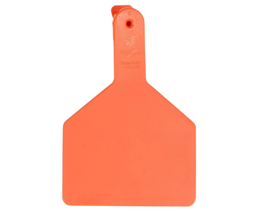 Z Tag No Snag Calf Tags: Blank- Pack of 100 Orange | Heritage Animal Health