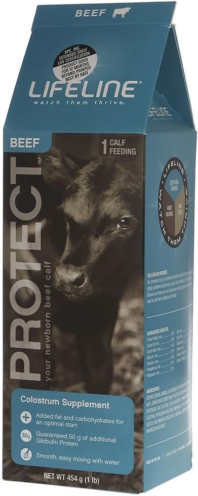 Beef Colostrum Lifeline Protect Beef & Dairy Colostrum Supplement 454gm | Heritage ...