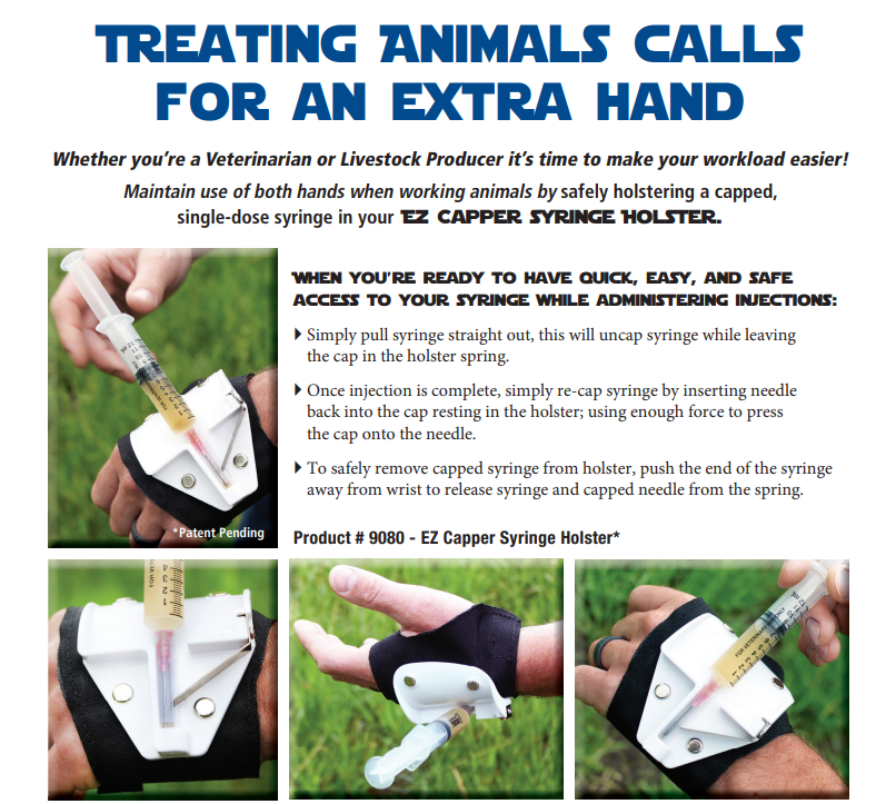 EZ Capper Syringe Holster | Heritage Animal Health