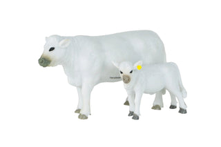 Big Country Toys Charolais Cow and Calf