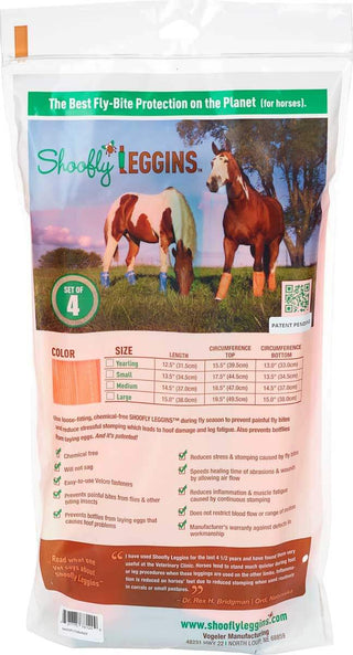 Shoofly Leggins Orange Large 4ct