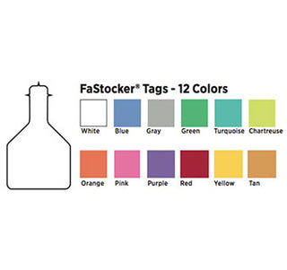 Temple Fastocker Blank Purple Tags : 50ct
