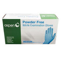Aspen Nitrile Blue 5ml Medium  Exam Gloves: 100ct
