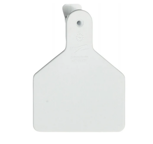 Z Tag No Snag Calf ID Tag - Blank: White 100ct