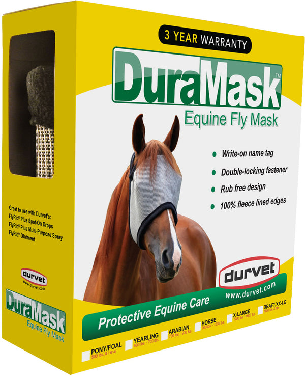 Duramask Equine Fly Mask No Ears : XL size