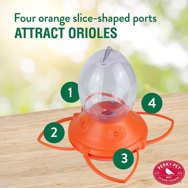 Perky Pet Oriole Nectar Feedre : Holds 32oz