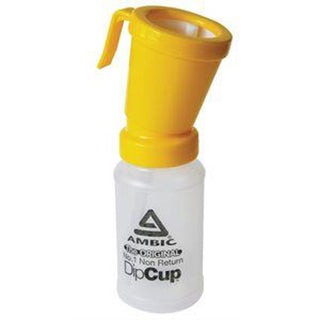 Ambic Teat Non Return Dipper: Yellow