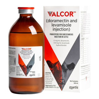 Valcor (Doramectin/Levamisole) Injection for Cattle: 500ml