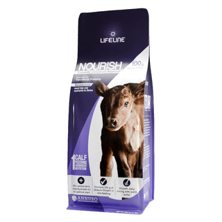 Lifeline Nourish Colostrum Replacer for Newborn Beef or Dairy: 1.1lb