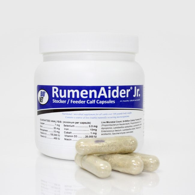 Rumenaider JR Calf Capsules : 50ct | Heritage Animal Health