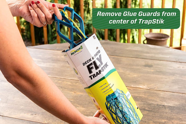 Rescue Fly Trapstik for Deck and Patio