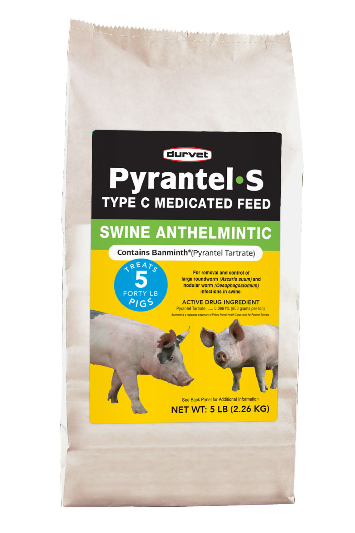 Pyrantel S Swine Wormer 5lb Heritage Animal Health