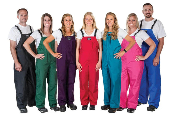 Udder Tech Waterproof Bibbed Overalls : Medium Teal