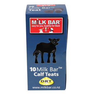 Milk Bar Calf Teat Nipples Black : 10ct