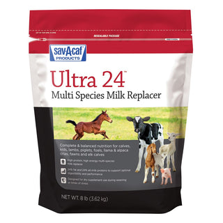 Sav A Caf Ultra 24 Multi Species Milk Replacer : 8lb