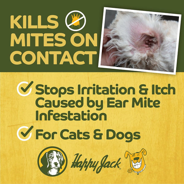 Happy Jack Mitex Ear Ointment : 1oz