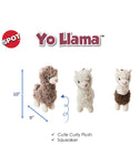 Ethical Pet Yo Llama Plush Dog Toy